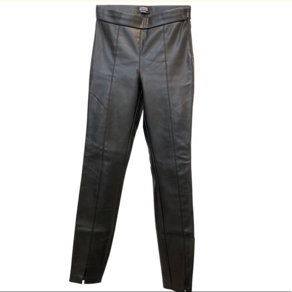 Sold.  Zara Faux Leather Pants - Picture 2 of 7
